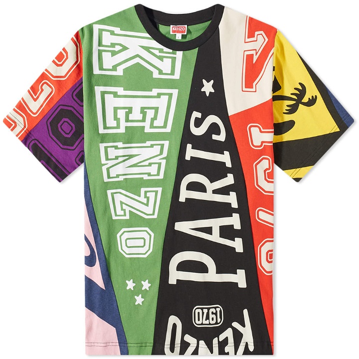 Photo: Kenzo Paris Men's Flags Oversize T-Shirt in Multicolor