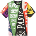 Kenzo Paris Men's Flags Oversize T-Shirt in Multicolor