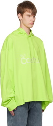 ANONYMOUS CLUB Green Crystal-Cut Hoodie