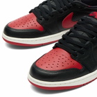 Air Jordan Men's 1 Retro Low OG Sneaker in Black/Varsity Red Summit White