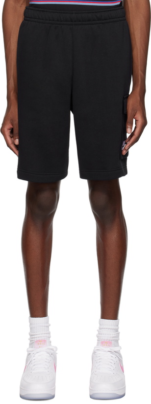 Photo: Nike Black Embroidered Shorts