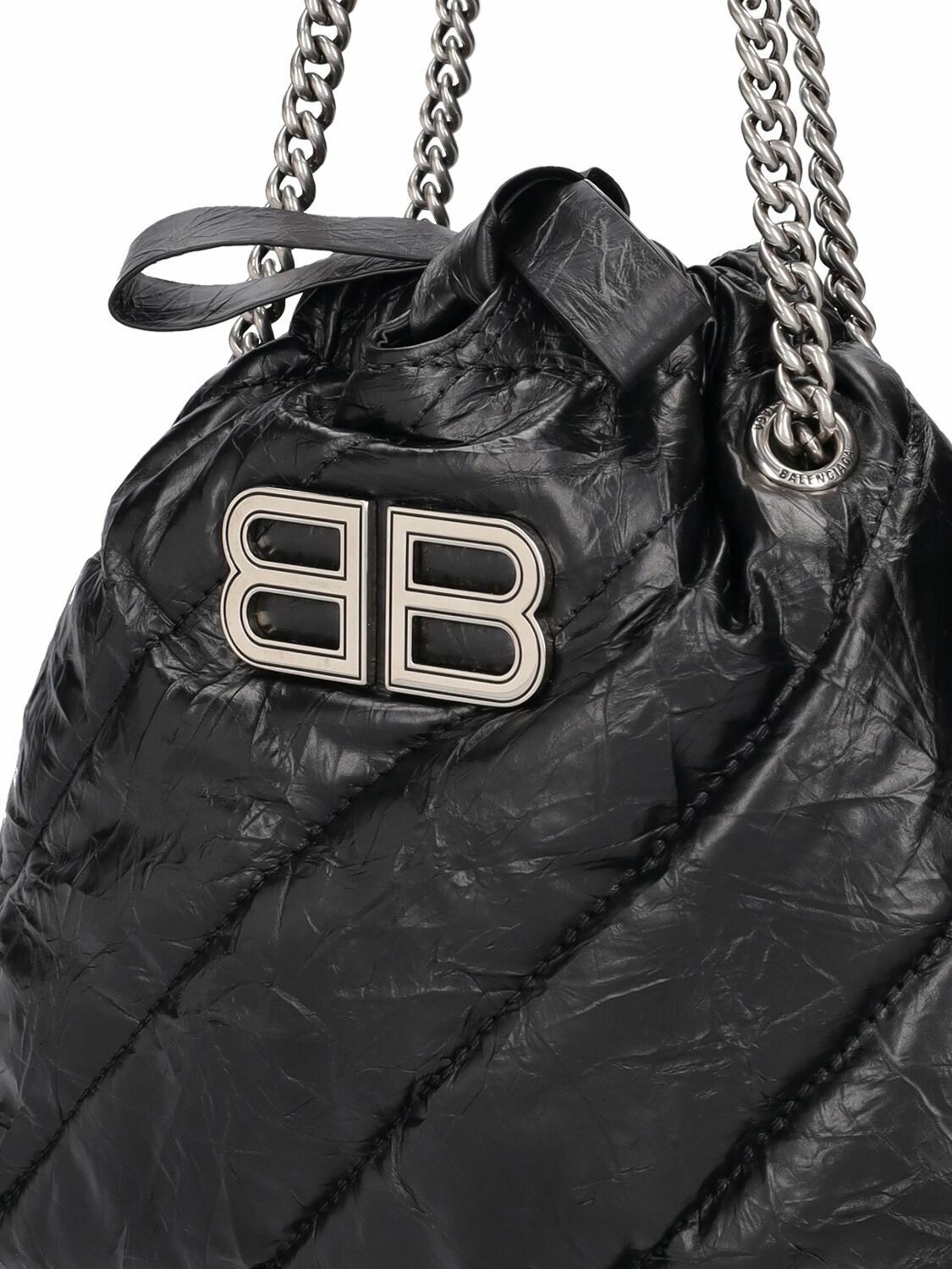 BALENCIAGA - Xs Crush Quilted Leather Tote Bag Balenciaga