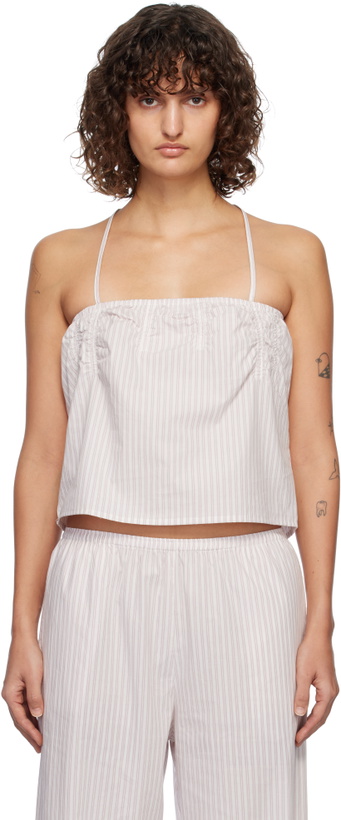 Photo: Deiji Studios White & Pink Tube Top