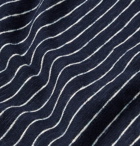 Orlebar Brown - Felix Striped Cotton-Jersey Polo Shirt - Men - Navy
