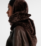 Nour Hammour Shearling scarf