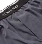 TOM FORD - Cotton Boxer Shorts - Gray