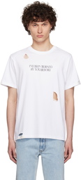 Coperni White Disney 'Burned By You Before' Boxy T-shirt