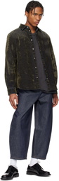 Helmut Lang Black Garment-Dyed Upstate Sweatshirt