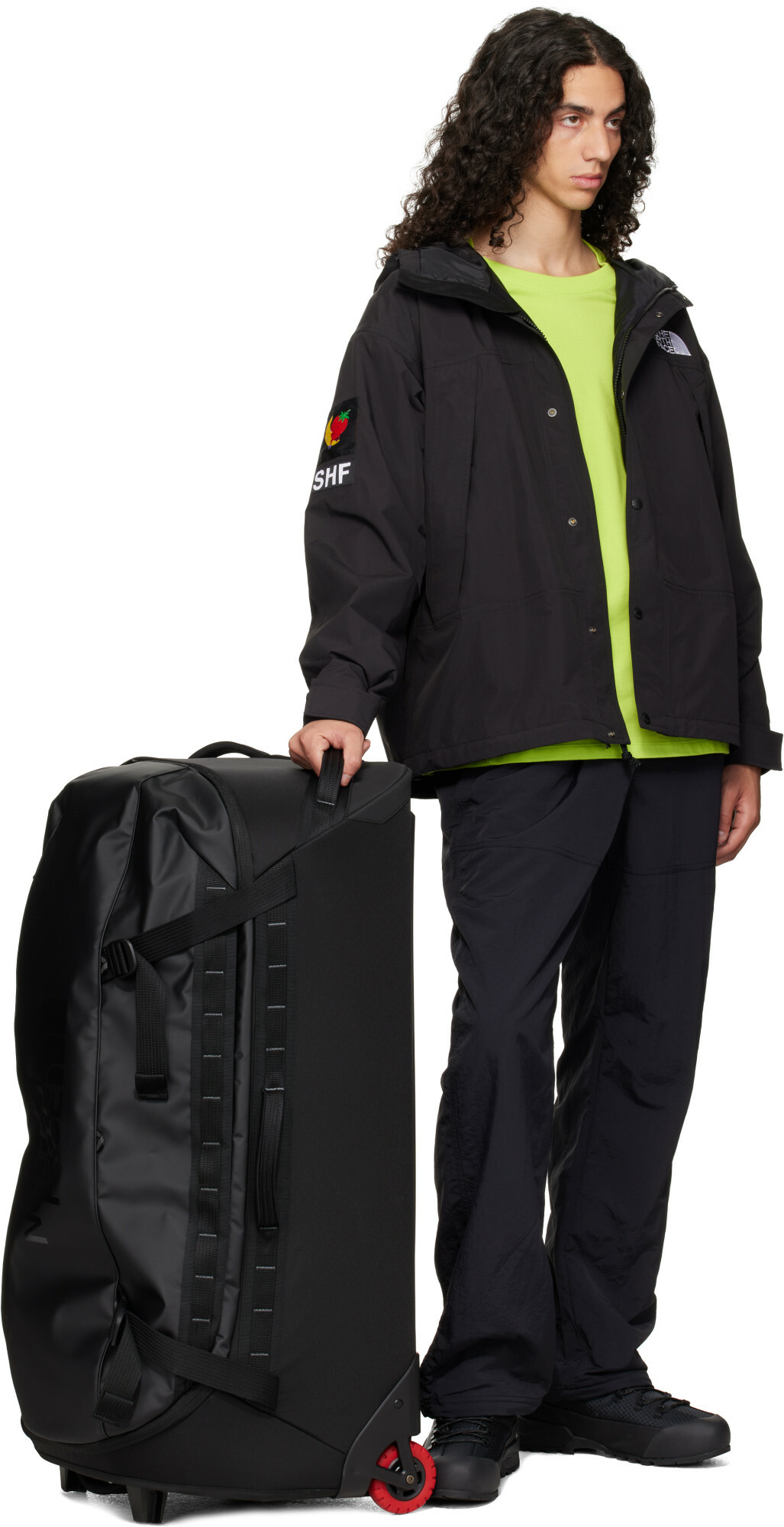 The North Face Black Base Camp Rolling Thunder 36 Suitcase