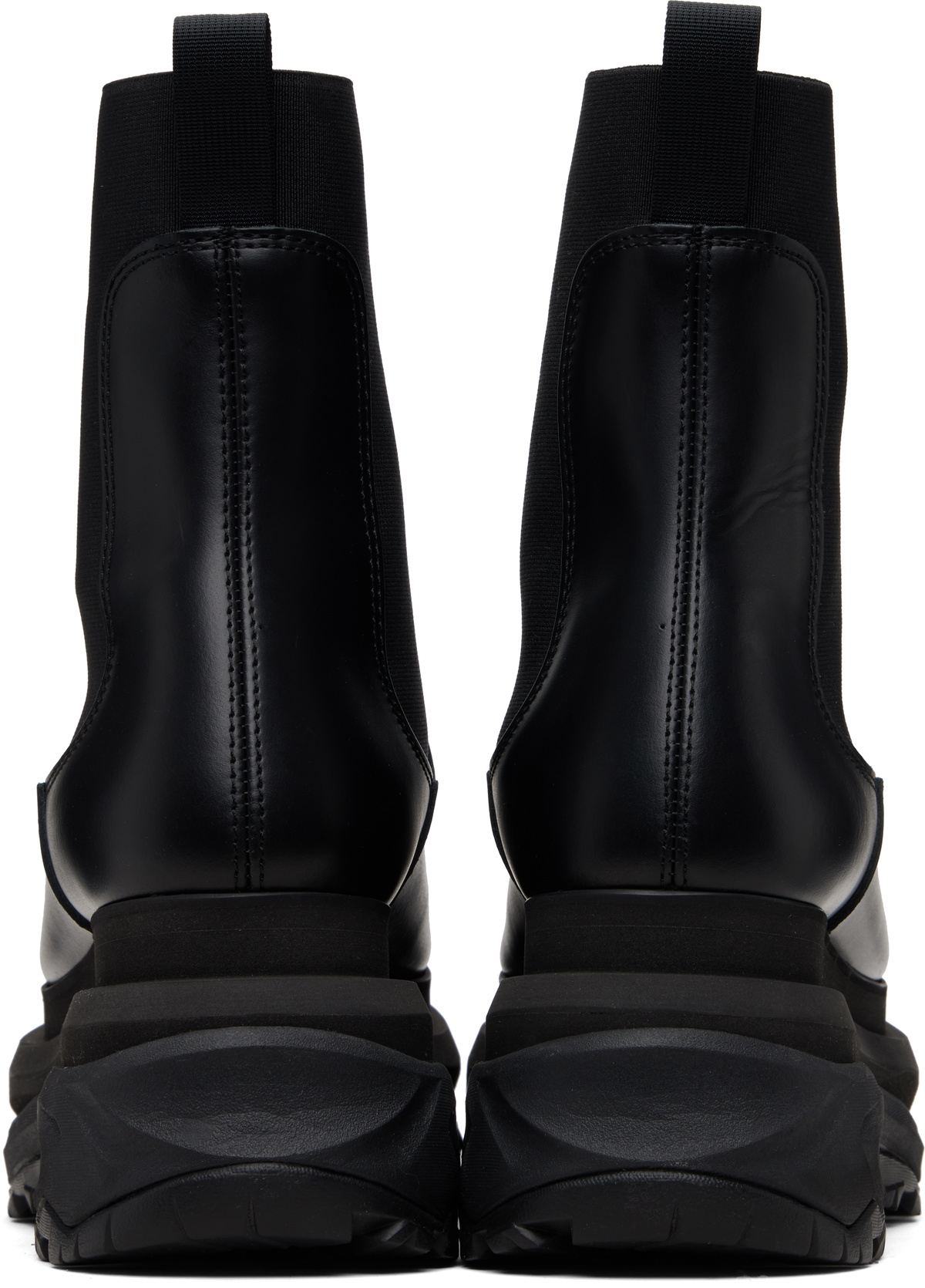 sacai Black Chelsea Boots Sacai