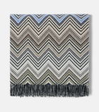 Missoni Perseo Zigzag wool and cashmere throw