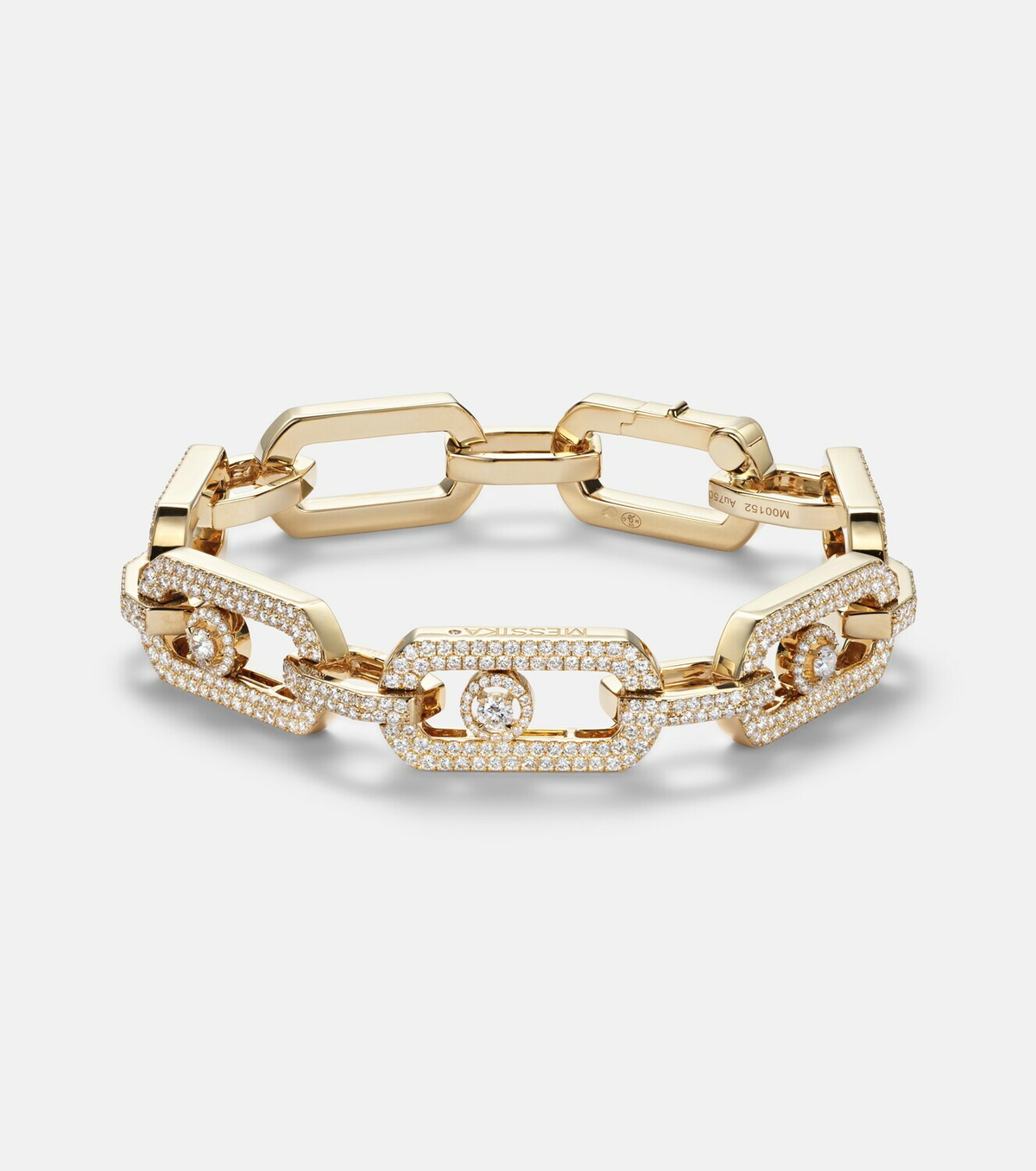 Messika So Move 18kt gold chain bracelet with diamonds