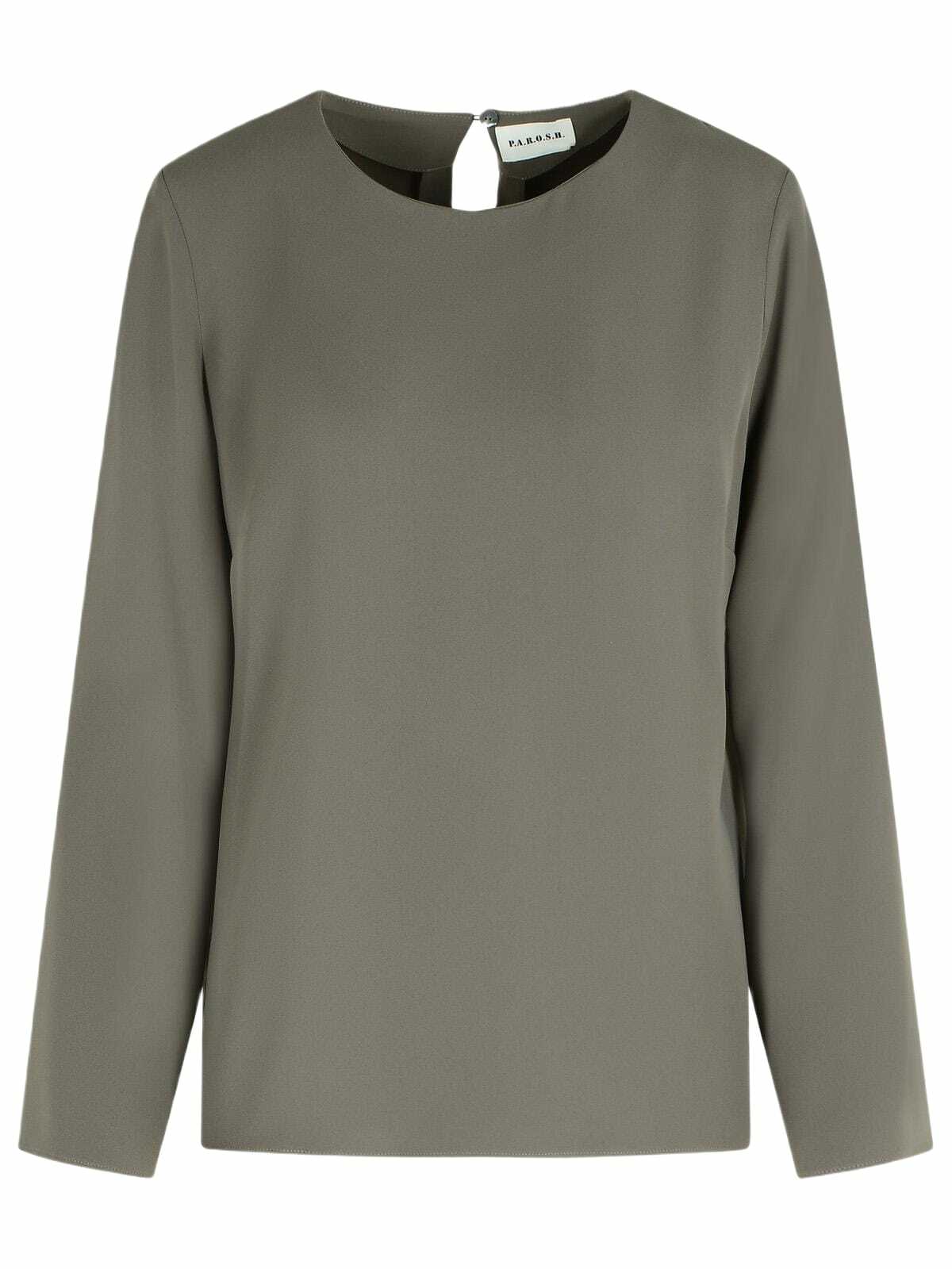 Parosh poker Grey Polyester Blouse