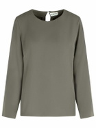 Parosh poker Grey Polyester Blouse
