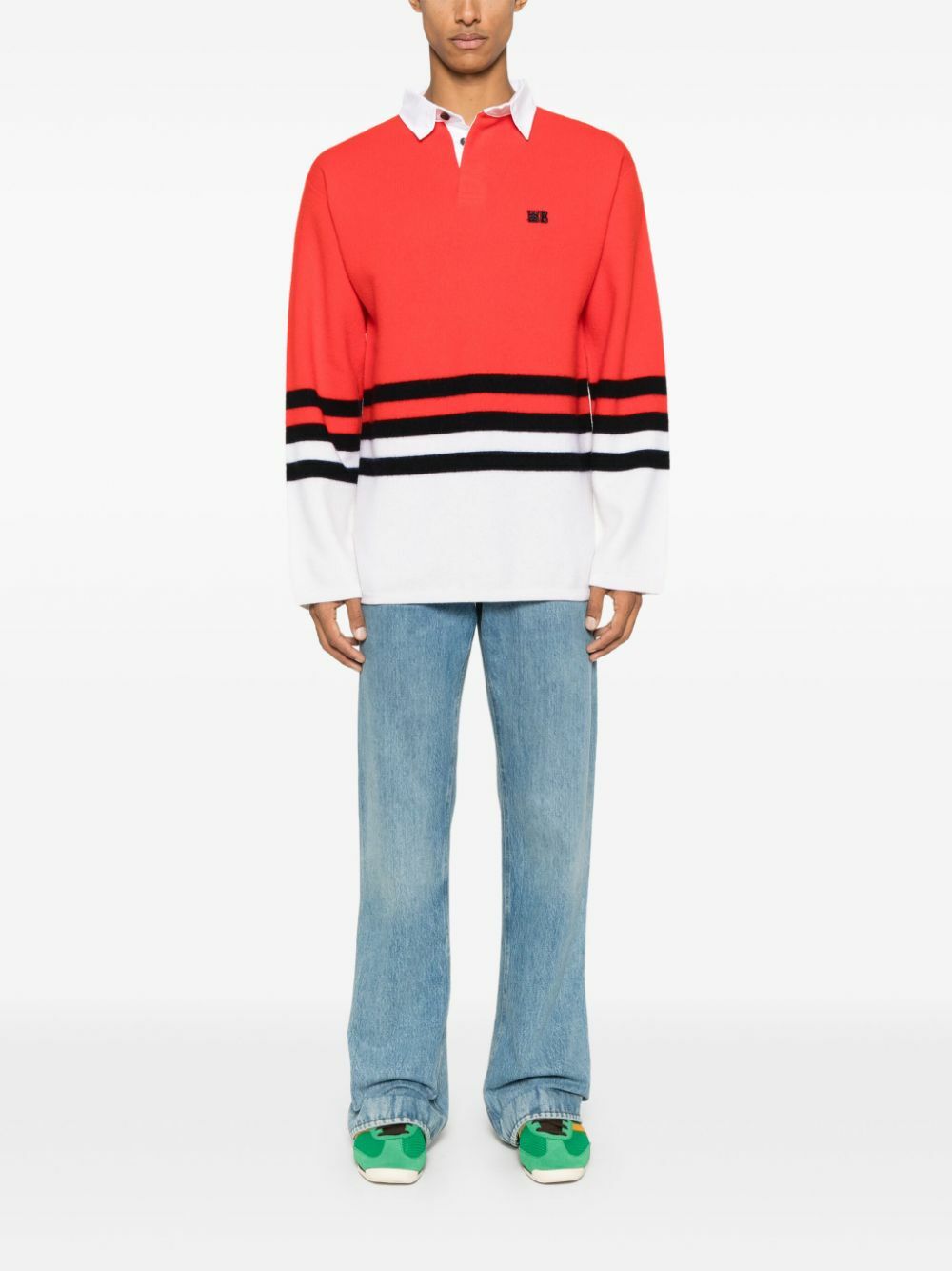 Wales Bonner Cypher Polo Sweater