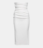 Maticevski Cygnet high-rise midi skirt