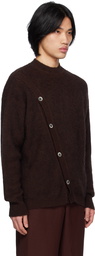 Jacquemus Brown Le Raphia 'Le Cardigan Pau' Cardigan