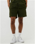 Oas Squiggle Terry Shorts Green - Mens - Casual Shorts
