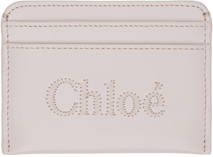 Chloé Pink Sense Card Holder Chloe