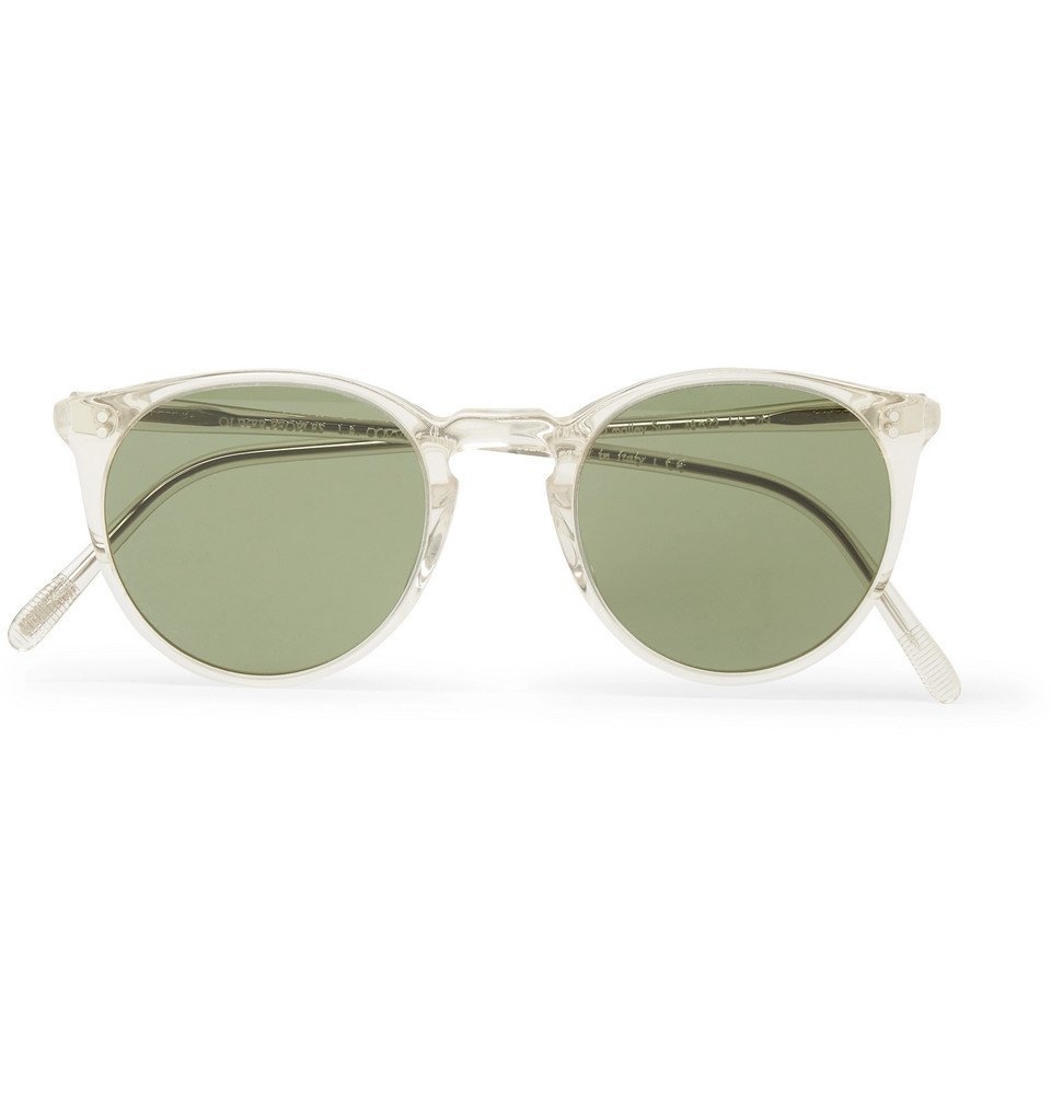 Oliver Peoples - O'Malley Round-Frame Gold-Tone and Acetate Polarised  Sunglasses - Men - Gold Oliver Peoples