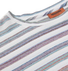 Missoni - Space-Dyed Cotton-Jersey T-Shirt - Blue