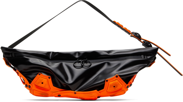 Photo: Innerraum Black & Orange Object M07 Crossbody Bag