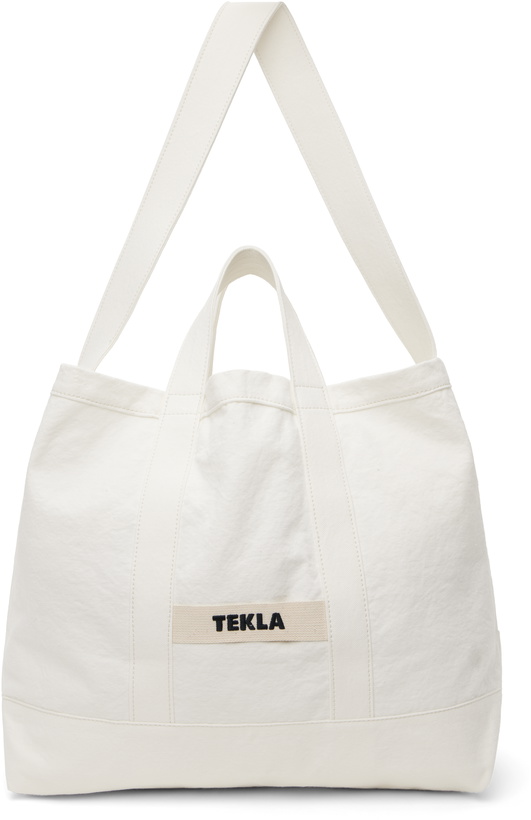 Photo: Tekla Off-White Beach Tote