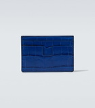 Tom Ford Leopard-print leather card holder