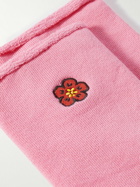 KENZO - Embroidered Cotton-Blend Socks - Pink