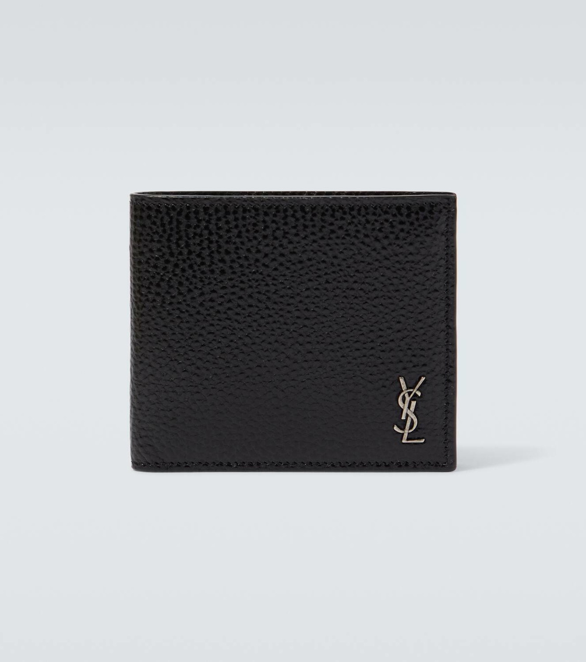 Saint laurent outlet monogram leather wallet