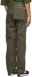 Undercover Khaki classic twill trousers