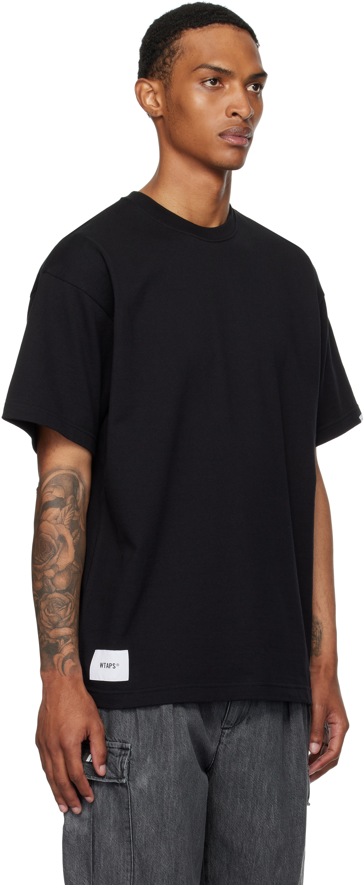 WTAPS Tシャツ sign WTAPS Sign-Od long-sleeve Cotton T-shirt | Grey 