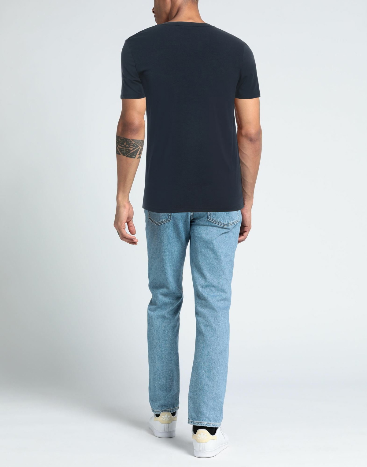 Philipp Plein Mens T-shirt Midnight in Blue