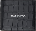 Balenciaga Black Folded Wallet