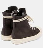 Rick Owens Geobasket suede high-top sneakers