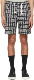 DOPPIAA Black Aatri Shorts