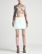 Courrèges Womens Mini skirt Light in Green