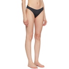Fruity Booty Black Celine Polka Bikini Bottom