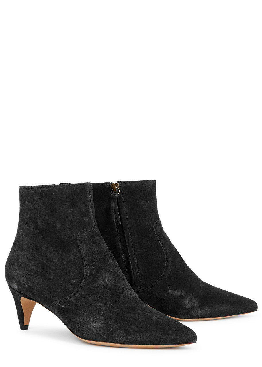 Isabel Marant étoile Derst 60 Suede Ankle Boots Black
