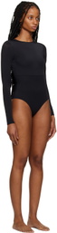 Stockholm (Surfboard) Club Black Cutout One-Piece Swimsuit