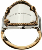 Alexander McQueen Gold & Silver Snake Ring