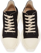 Rick Owens Drkshdw Black Abstract Low Sneakers