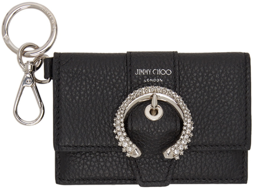 Jimmy Choo Black Flap Card Holder Jimmy Choo