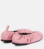 JW Anderson Anchor slouch leather ballet flats