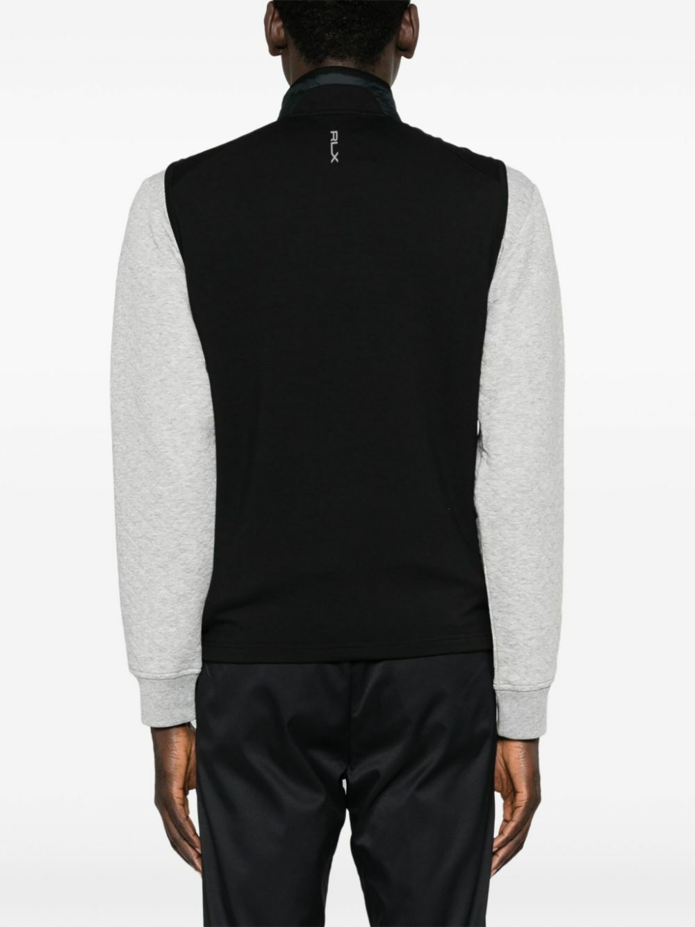 RLX Ralph Lauren Black Hybrid Full-Zip Gilet