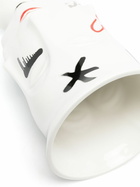 Jonathan Adler White Dora Maar Graffiti Porcelain Vase