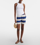 La DoubleJ Hang Ten cotton-blend shorts