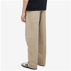 Lo-Fi Men's Easy Trousers in Washed Khaki