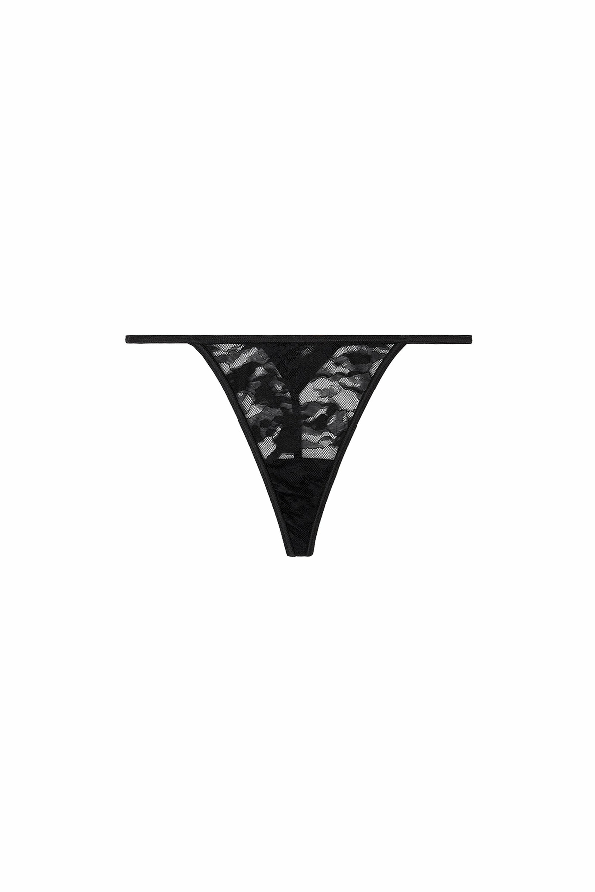 Diesel Thong in nylon lace - Strings Womens in Black