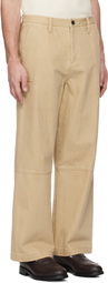 LE17SEPTEMBRE Tan Washed Side Pocket Jeans